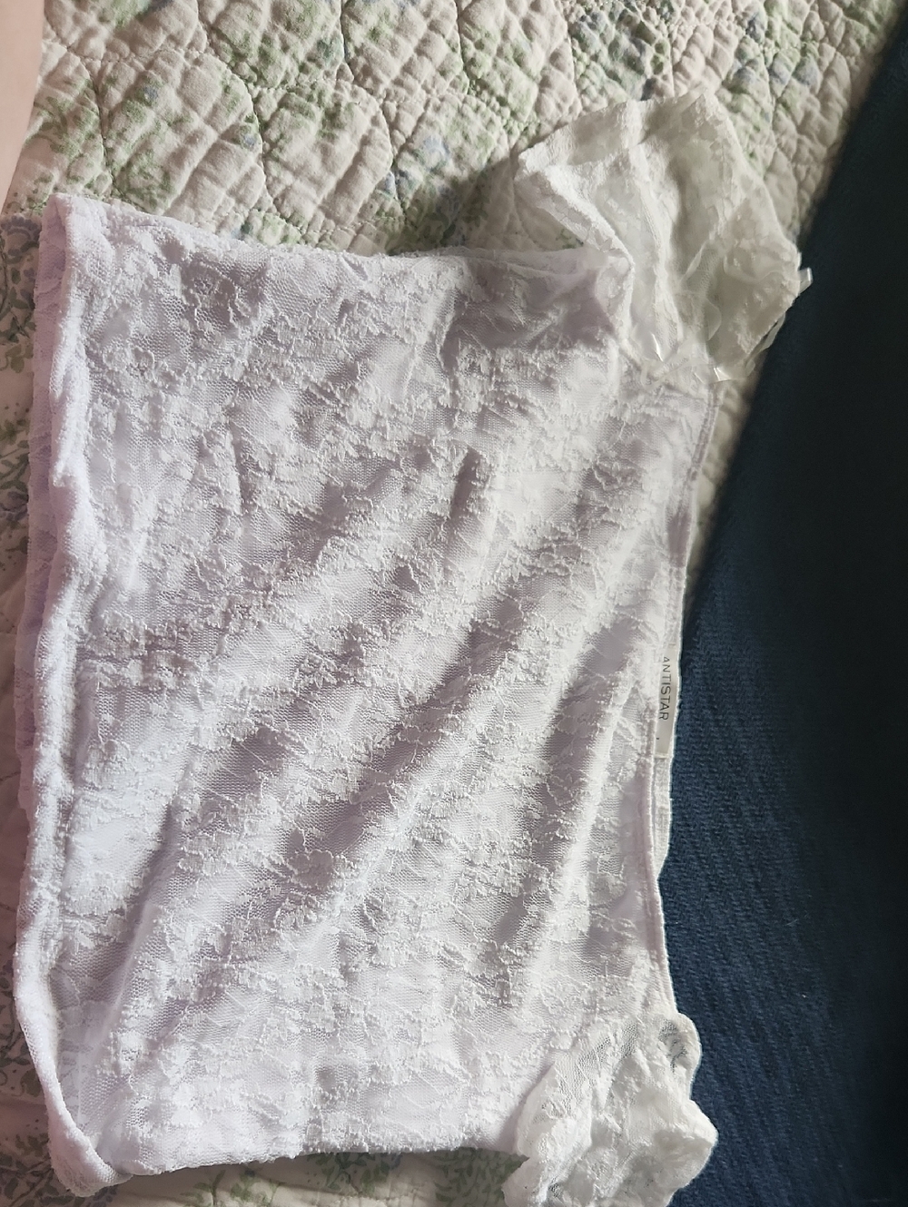 Women's White Lace Camisole Tank Top